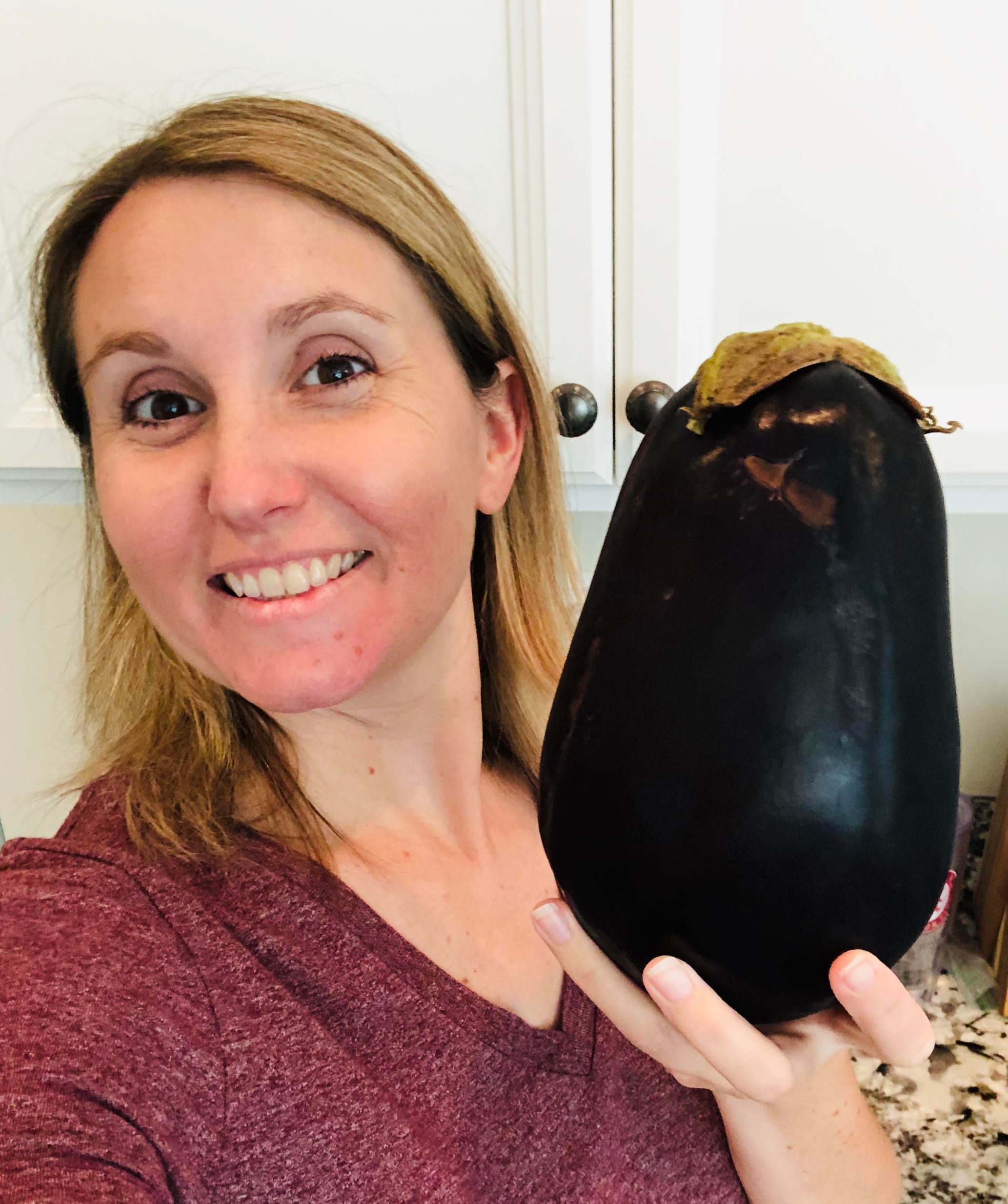 kimber with black beauty eggplant