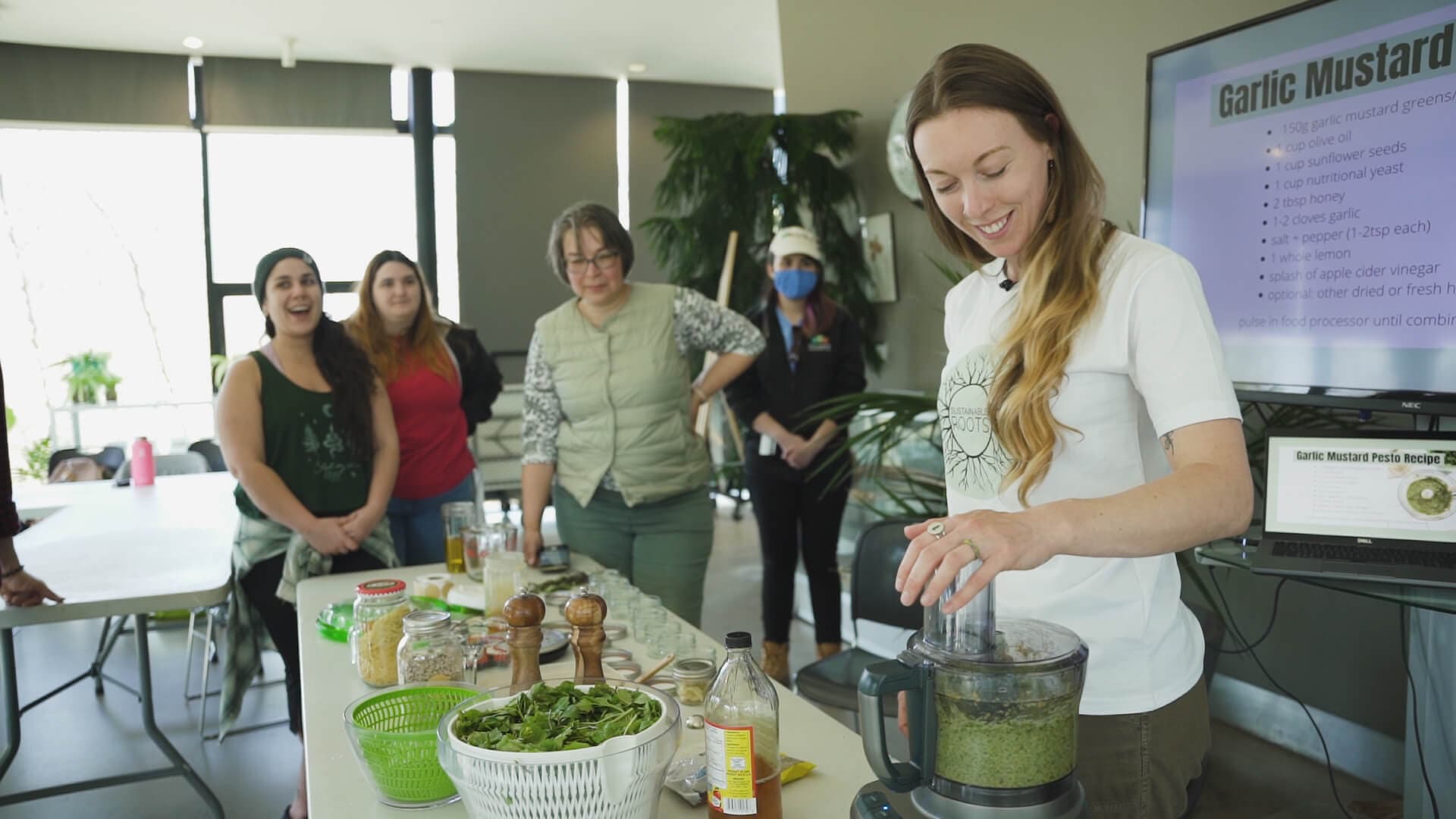 Sustainable Roots - Garlic Mustard Pesto